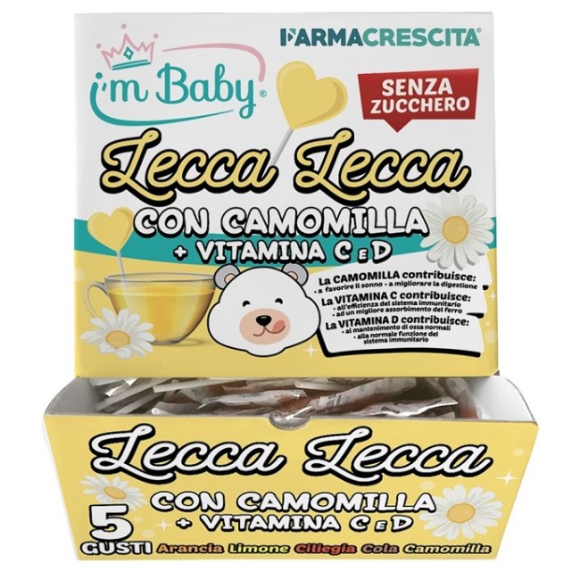 Canna Store I'm Baby Lecca Lecca Camomilla Senza Zucchero Dispenser 200 Pezzi