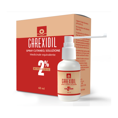 4 flaconi da 60 ml - Carexidil Soluzione Cutanea 2%
