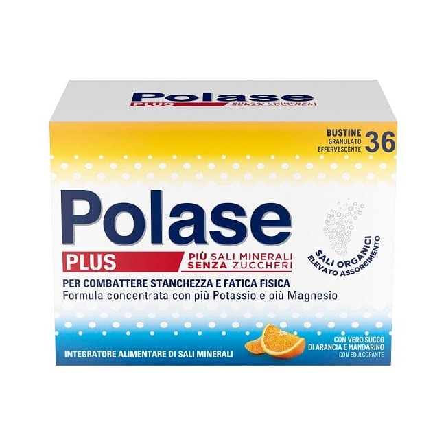 confezione 36 bustine polase plus gusto arancia