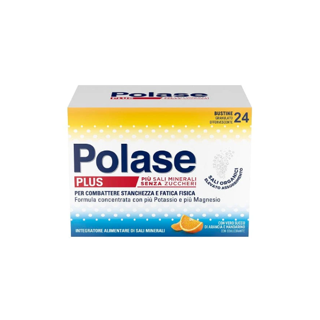 confezione 24 bustine polase plus gusto arancia e mandarino