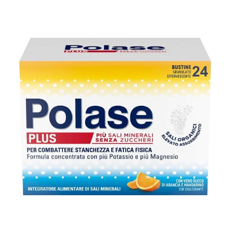 confezione 24 bustine polase plus gusto arancia e mandarino