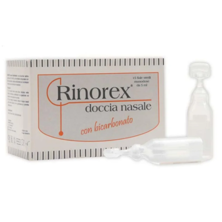 Stewart Rinorex Doccia Aerosol Bicarbonato 15 Fiale Da 5 Ml