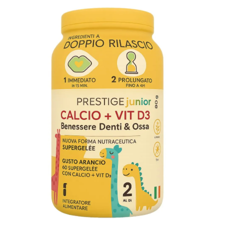 Linea Blu Calcio+vit D3 Junior 60 Supergelee