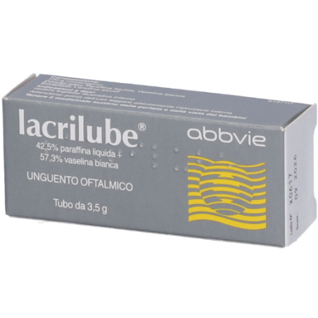 Abbvie Lacrilube 42,5% Paraffina Liquida + 57,3% Vaselina Bianca Unguento Oftalmico