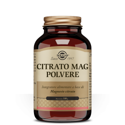 Confezione da 108 G di Integratore di Magnesio Citrato Mag Polvere