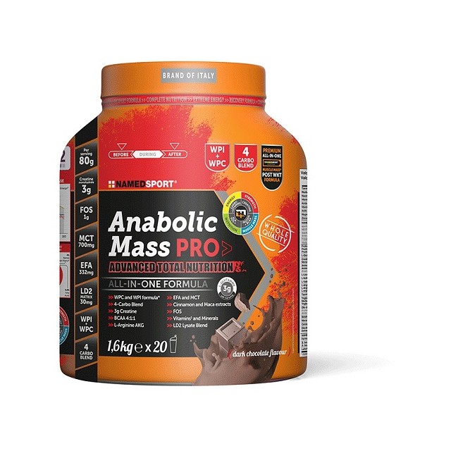 Named Anabolic Mass Pro Dark Chocolate 1600 G