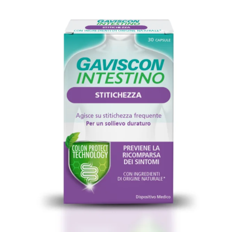 Reckitt Benckiser Gaviscon Intestino Stitichezza 30 Capsule