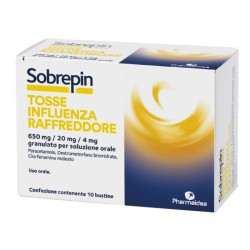 10 bustine Sobrepin Tosse Influenza Raffreddore