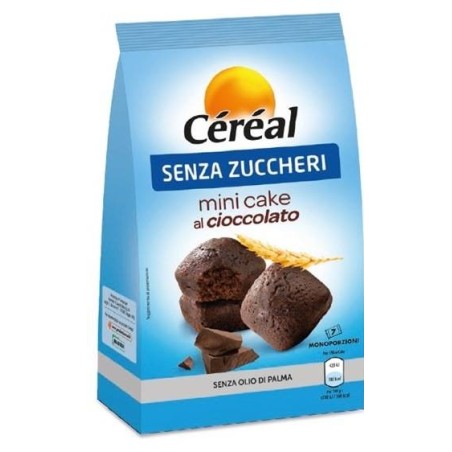 Nutrition & Santè Cereal Mini Cake Cioccolato Senza Zucchero 7 Pezzi 196 G