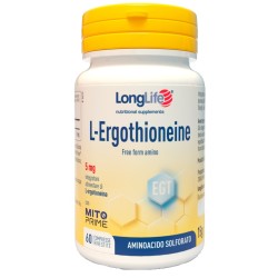 Flacone da 60 compresse di Integratore Antiossidante L-ergothioneine Longlife