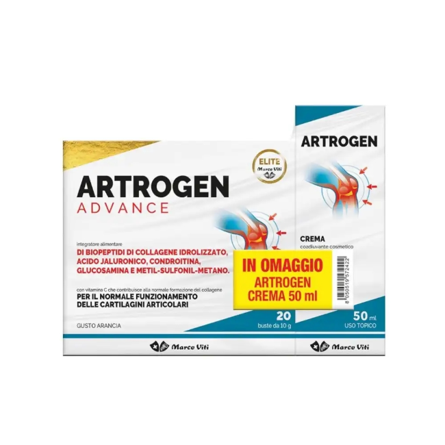 Marco Viti Abbinata Artrogen Stick Monodose 50 Ml + Crema 200 G In Omaggio