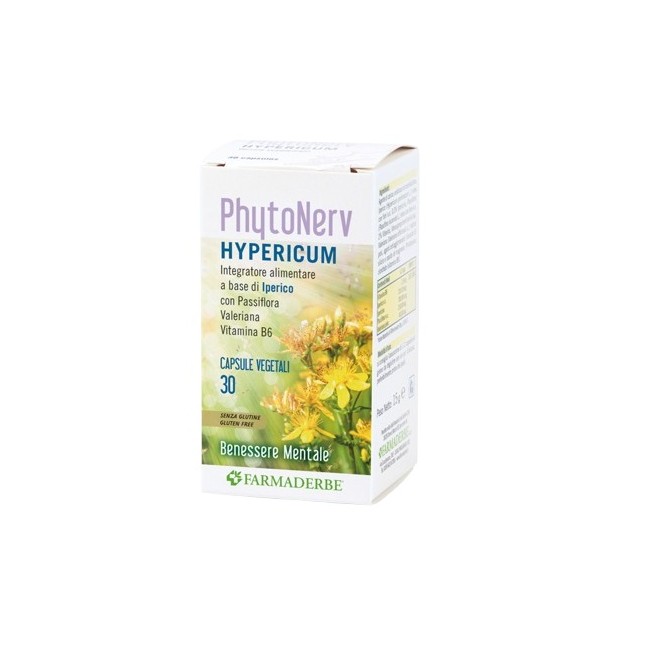 Farmaderbe Phytonerv Hypericum 30 Capsule