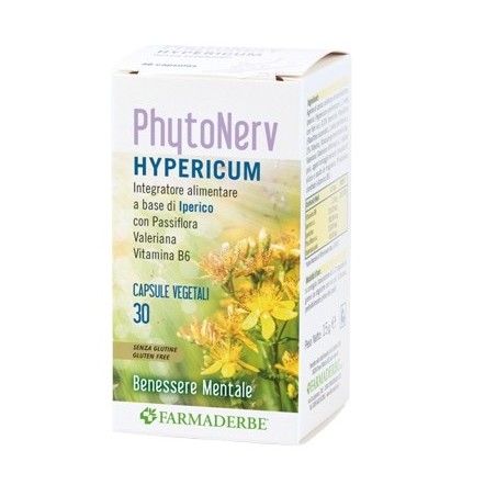 Farmaderbe Phytonerv Hypericum 30 Capsule