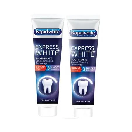Bionike Rapid White Bipack Dentifricio Express White 75+75 Ml
