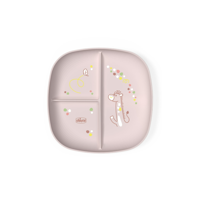 Chicco Piatto Porzionato 18m+ Rosa