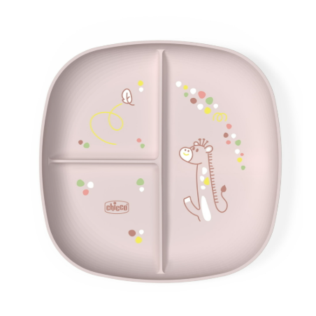 Chicco Piatto Porzionato 18m+ Rosa