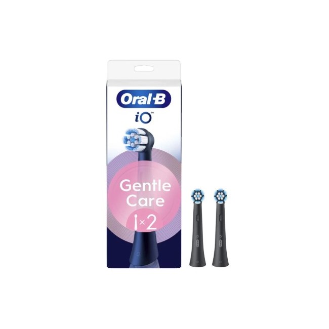 Procter & Gamble Oralb Power Refill Io Gentle Clean Black 2 Pezzi