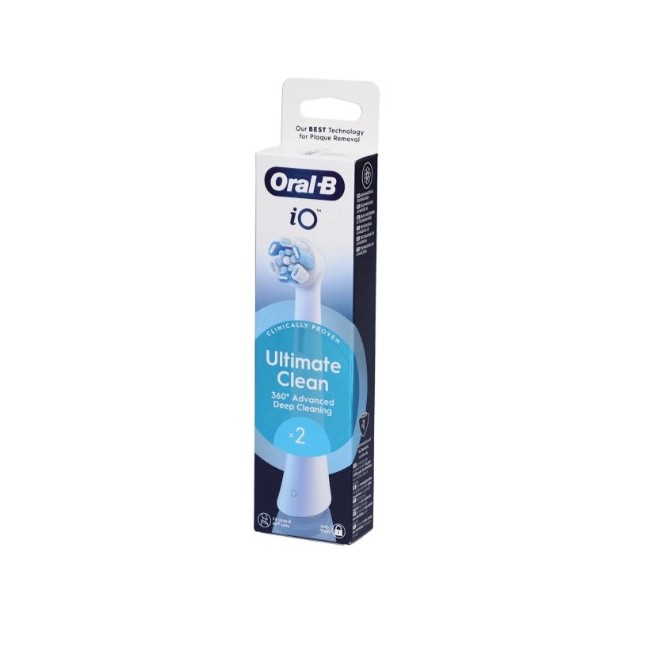 Procter & Gamble Oralb Power Refill Io Ultra Clean White 2 Pezzi