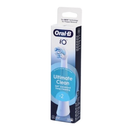 Procter & Gamble Oralb Power Refill Io Ultra Clean White 2 Pezzi
