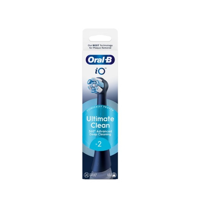 Procter & Gamble Oralb Power Refill Io Ultra Clean Black 2 Pezzi