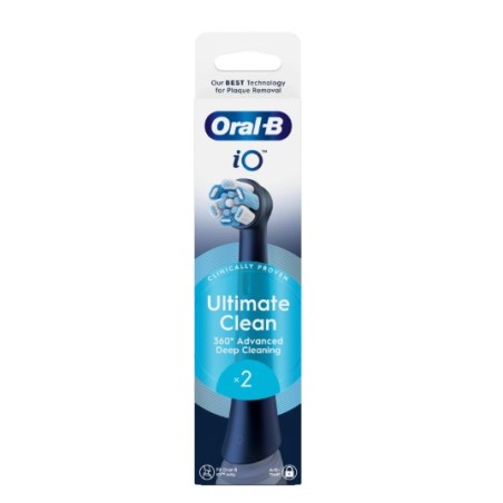 Procter & Gamble Oralb Power Refill Io Ultra Clean Black 2 Pezzi