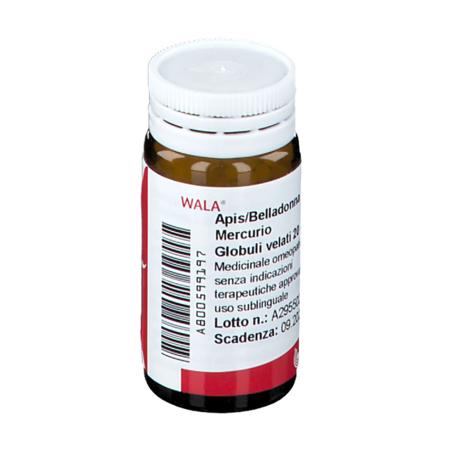 Wala Italia Apis Belladonna con Mercurio 20 G Globuli