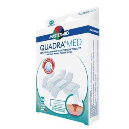 Pietrasanta Pharma Cerotto Master-aid Quadra Dermoattivo Formati Assortiti 40 Pezzi