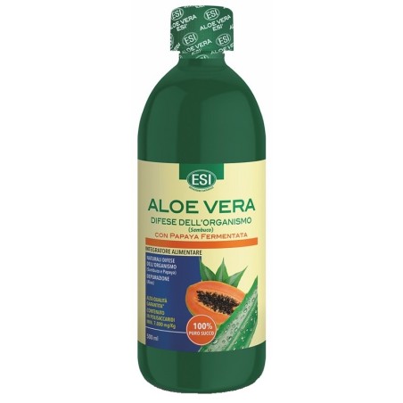 Esi Aloe Vera Difese Dell'organismo Sambuco Con Papaya Fermentata Succo 500 Ml
