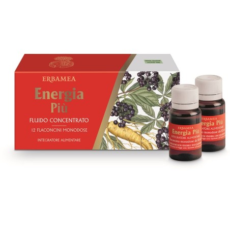 Erbamea Energia Piu' 12 Flaconcini Da 10 Ml