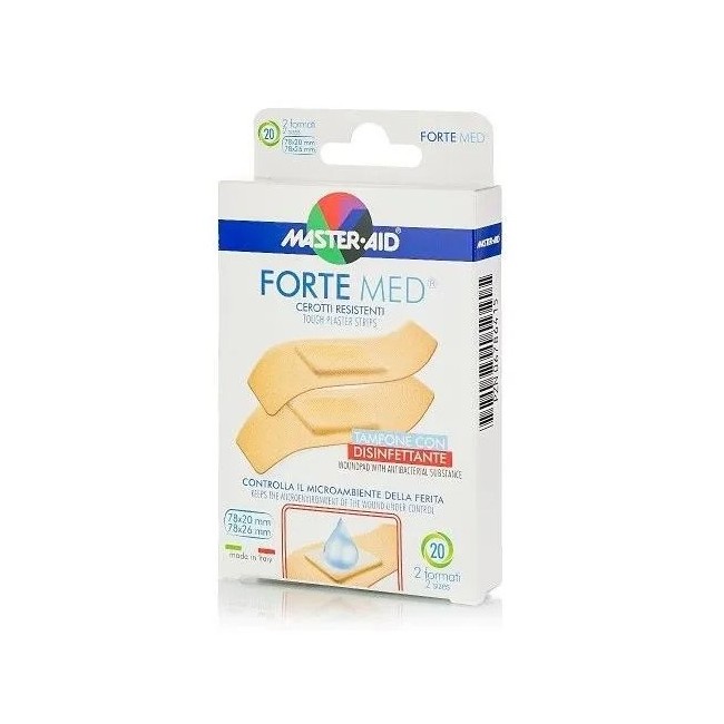 Pietrasanta Pharma Cerotto Master-aid Forte Med 2 Formati 20 Pezzi