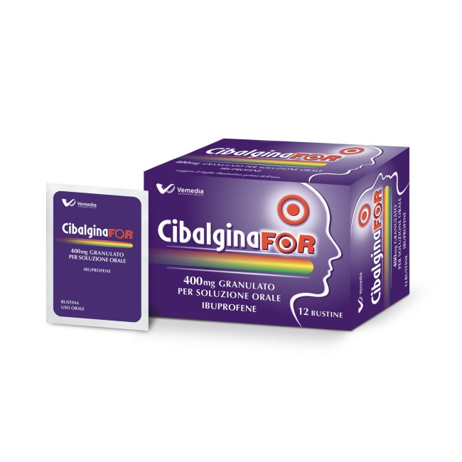 12 bustine Cibalginafor 400 Mg