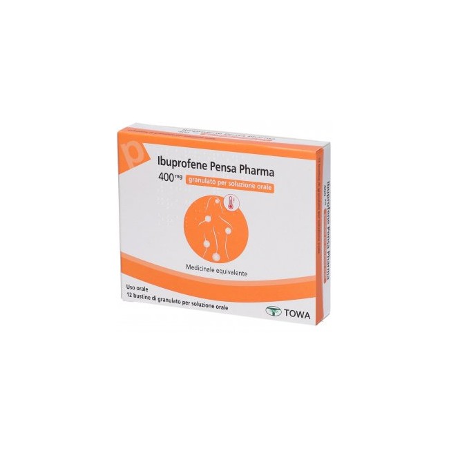12 bustine Ibuprofene Pensa Pharma 400 Mg
