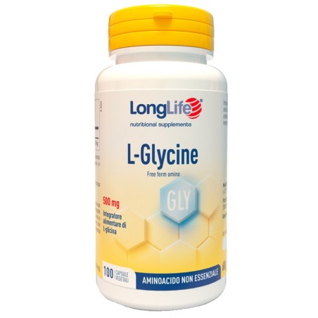 Longlife L-glycine 500 Mg 100 Capsule Vegetali