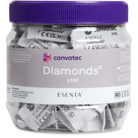 Convatec Bustine Gelificanti Antiodore Per Stomia Esenta Diamonds 100 Pezzi