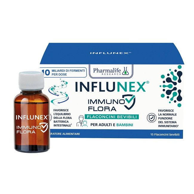 Pharmalife Research Influnex Immuno Flora 15 Flaconcini