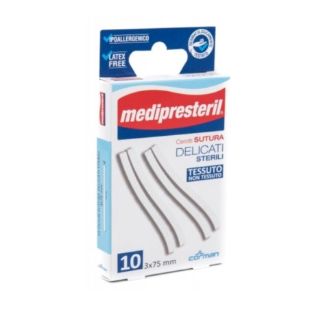 Corman Cerotto Per Sutura Medipresteril Delicato Tnt 3x75mm 10 Pezzi