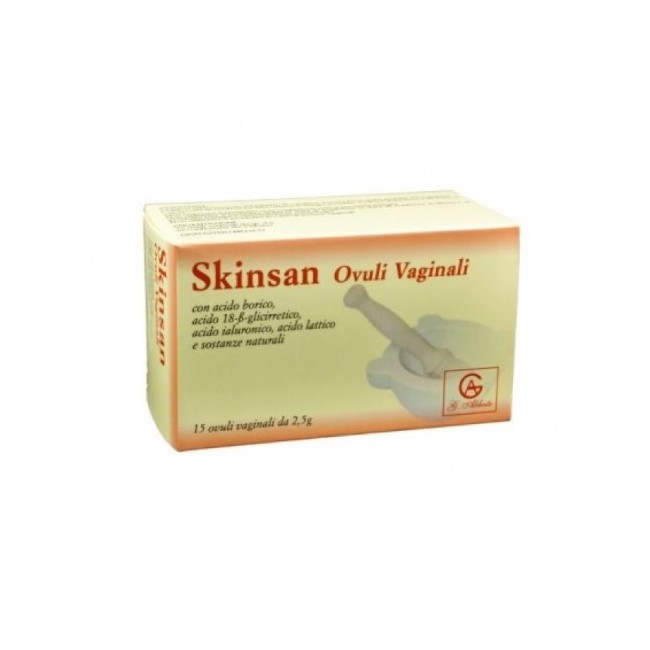 Abbate Gualtiero Skinsan 15 Ovuli Vaginali 2,5 G