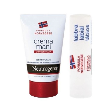 Johnson & Johnson Neutrogena Mani Non Profumato + Lipstick Bundle