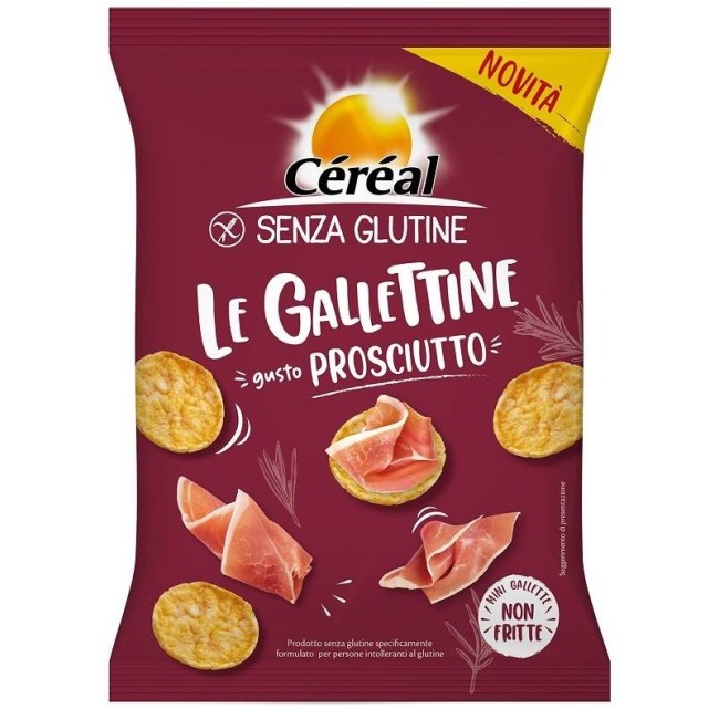 Nutrition & Santè Cereal Senza Glutine Gallettine Gusto Prosciutto 70 G