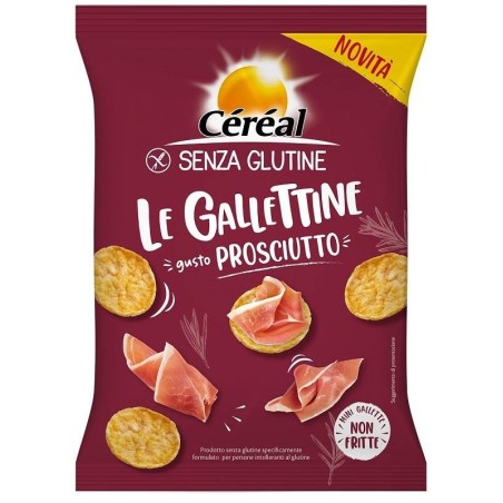 Nutrition & Santè Cereal Senza Glutine Gallettine Gusto Prosciutto 70 G