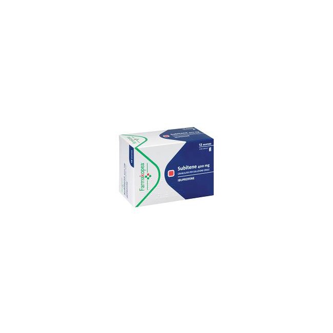 Farmakopea Subitene 400 Mg Granulato Per Soluzione Orale Ibuprofene Medicinale Equivalente