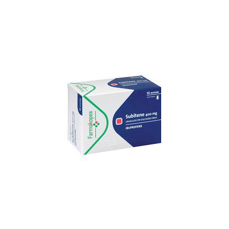 Farmakopea Subitene 400 Mg Granulato Per Soluzione Orale Ibuprofene Medicinale Equivalente