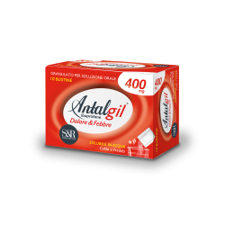 10 bustine Antalgil Dolore E Febbre 400 Mg