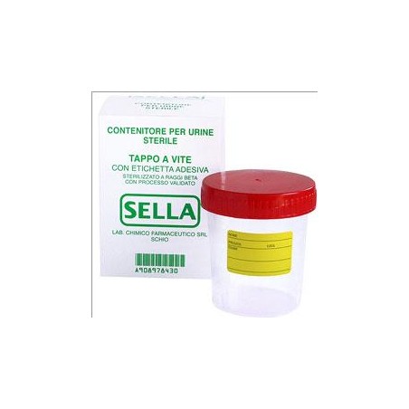Sella Contenitore Per Urina Sterile Misura Grande Capienza 120 Ml