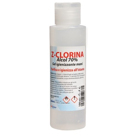 Anseris Farma Gel Igienizzante Mani Z-clorina Aclool 70% 100 Ml