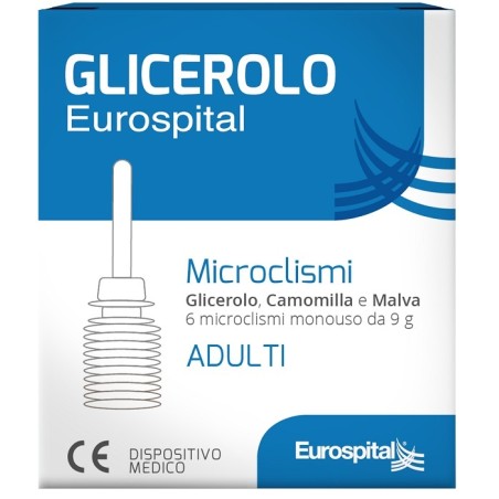 Eurospital Microclismi Glicerolo Adulti 6 Pezzi