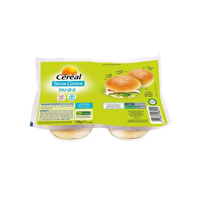 Nutrition & Santè Cereal Panini Senza Glutine 4 Pezzi Da 30 G