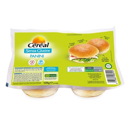 Nutrition & Santè Cereal Panini Senza Glutine 4 Pezzi Da 30 G