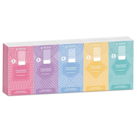 Federfarma. Co Profar Fazzoletti 10x9 Cm 4 Veli 10 Pacchetti