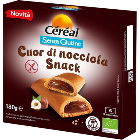Nutrition & Santè Cereal Snack Cuor Di Nocciola Senza Glutine 180 G